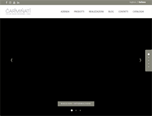 Tablet Screenshot of carminatiserramenti.it
